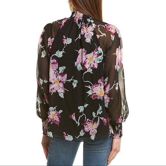 A.L.C. Venetia Floral Silk Blouse NWOT - Picture 8 of 9